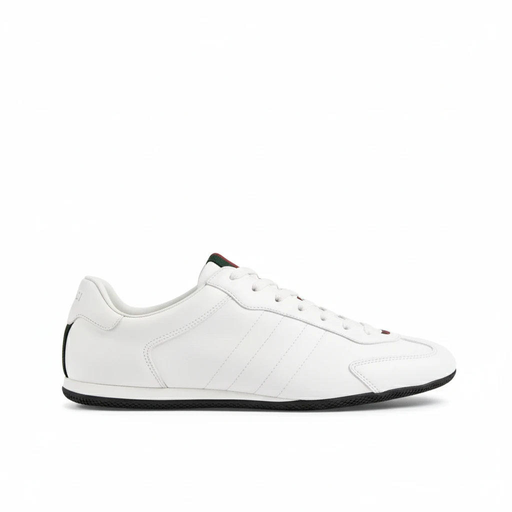 129098-gucci-men-shift-trainers-white-leather-857018-aafuh-9245-5-side90view Gucci Men Shift Trainers White Leather 857018 Aafuh 9245 - Image 1