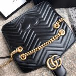 Gucci Marmont Matelassé Mini Bag 446744 Dtdit 1000 - Image 4
