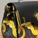 Versace X Fendi Fendace La Medusa Medium Handbag Black - Image 6