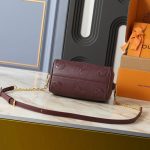 Louis Vuitton Speedy Bandouliere 20 Monogram Empreinte Grenat Red 20Cm M25929 - Image 6