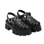Prada Monolith Foam Rubber Sandals Black 1X853M 3Lkk F0002 F 055