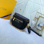 Louis Vuitton Mini Bumbag Black Monogram Empreinte 17Cm M46917 - Image 4