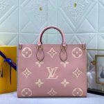 Louis Vuitton Onthego MM Monogram Empreinte Trianon Pink 33cm M46286 - Image 3