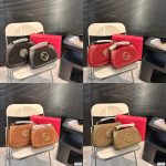 Gucci Blondie Small Shoulder Bag Dark Green Suede 26cm 815715 Caaau 3027 - Image 3