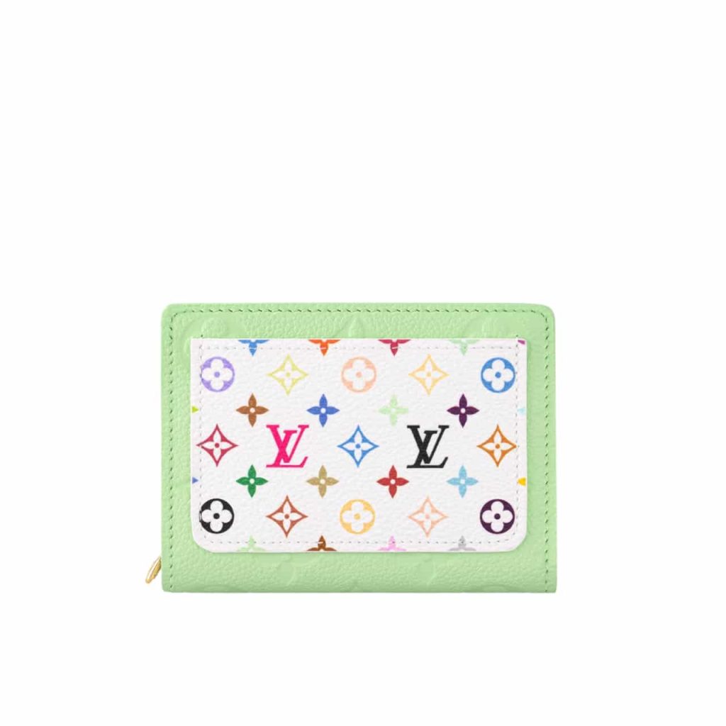 Louis Vuitton X Murakami Portefeuille Claire Green Tea 11cm M13619 - Image 2
