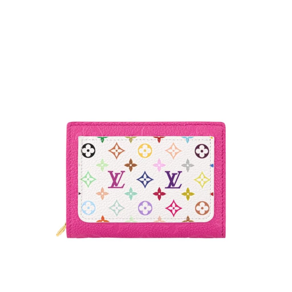 Louis Vuitton X Murakami Portefeuille Claire Kawaii Pink 11cm - Image 2