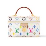 Louis Vuitton X Takashi Murakami Vanity Chain Pouch White 20cm M13662