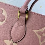 Louis Vuitton Onthego MM Monogram Empreinte Trianon Pink 33cm M46286 - Image 9