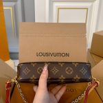 Louis Vuitton Pochette Accessoires Monogram Bag Brown 23cm - Image 8