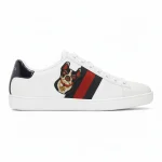 GUCCI WHITE DOG NEW ACE SNEAKERS