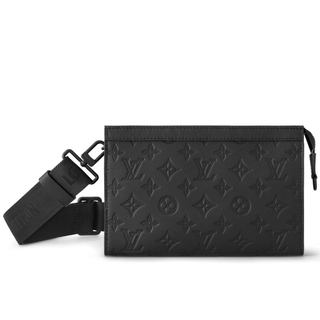 Louis Vuitton Gaston Wearable Wallet Monogram Shadow Black 22Cm M81115 - Image 2
