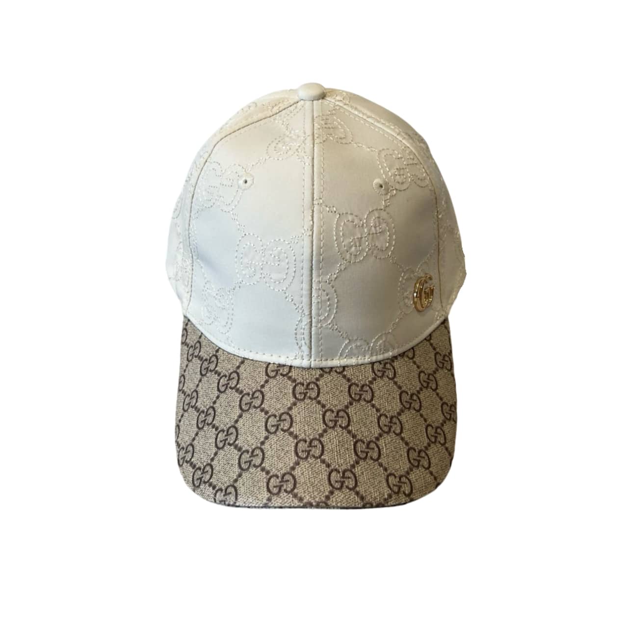 139-2.jpg Gucci Gg Canvas Baseball Hat Beige - Image 1