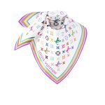 Louis Vuitton x Murakami Monogram Multicolor Scarf White 90Cm M94967