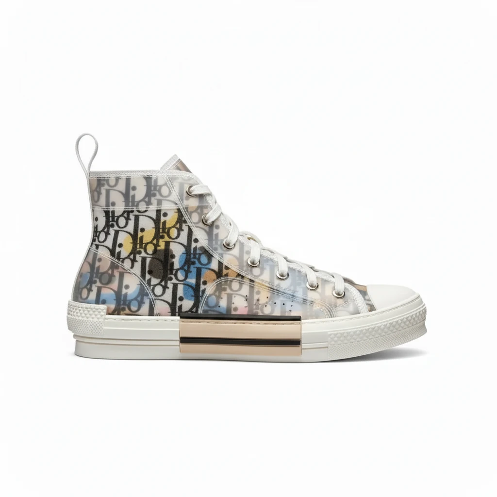 139156-dior-b23-high-top-sneaker-5-side90view DIOR B23 High Top Sneaker - Image 1