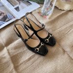 Gucci Women's Horsebit Pump Black Leather 801893 Bnc80 1000 - Image 4