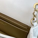 Chanel Mini Flap Bag With Pearls White 20Cm As1787 B02916 10601 - Image 9