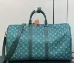 Louis Vuitton Keepall Bandoulière Green 45Cm M46593 - Image 6