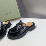 Gucci Women'S Mule With Horsebit Black 764207 Ds800 1000 - Image 5