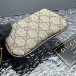 Gucci Gg Supreme Canvas Wallet Ophidia Key Case Beige And Ebony 12.5cm - Image 6