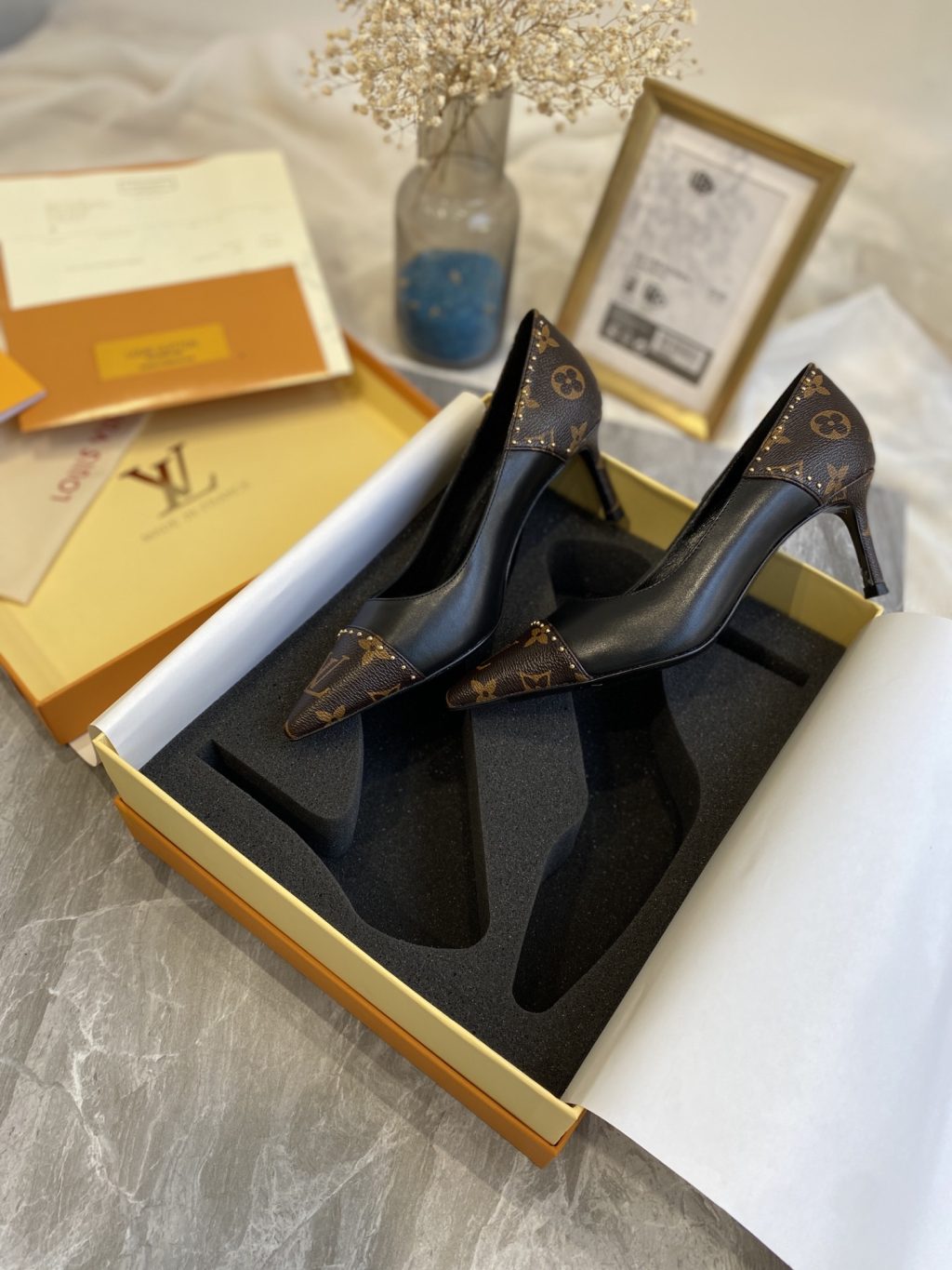 LOUIS VUITTON CHERIE PUMP 1A8N7F - Image 5