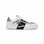 Valentino ONE STUD lace-up sneakers in calfskin