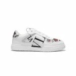 Valentino ONE STUD lace-up sneakers in calfskin
