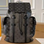 Louis Vuitton Christopher PM Backpack Monogram Eclipse Black 39Cm M46331 - Image 3
