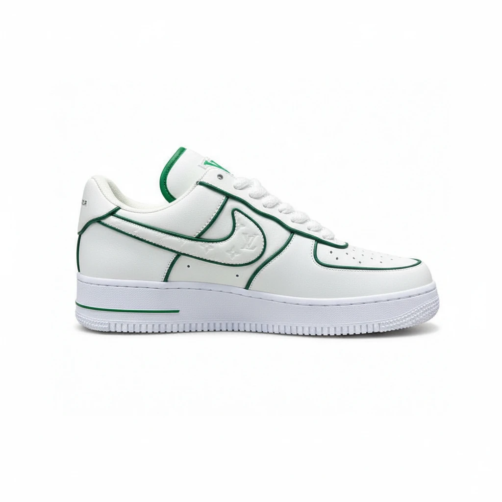 142949-louis-vuitton-x-nike-air-force-sneakers-5-side90view Louis Vuitton x Nike Air Force sneakers - Image 1