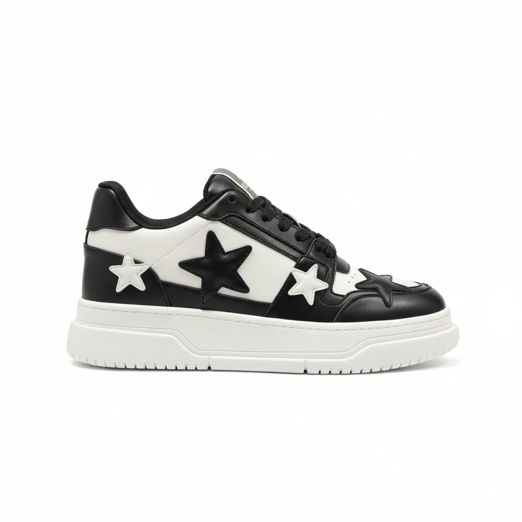 143664-valentinos-new-2023-early-autumn-star-sneaker-5-side90view Valentino's new 2023 early autumn star Sneaker - Image 1