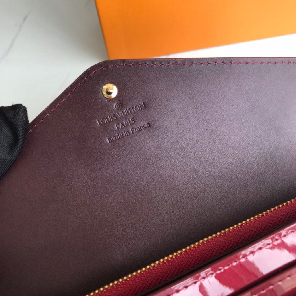 Louis Vuitton Sarah Wallet Monogram Red 19Cm - Image 7