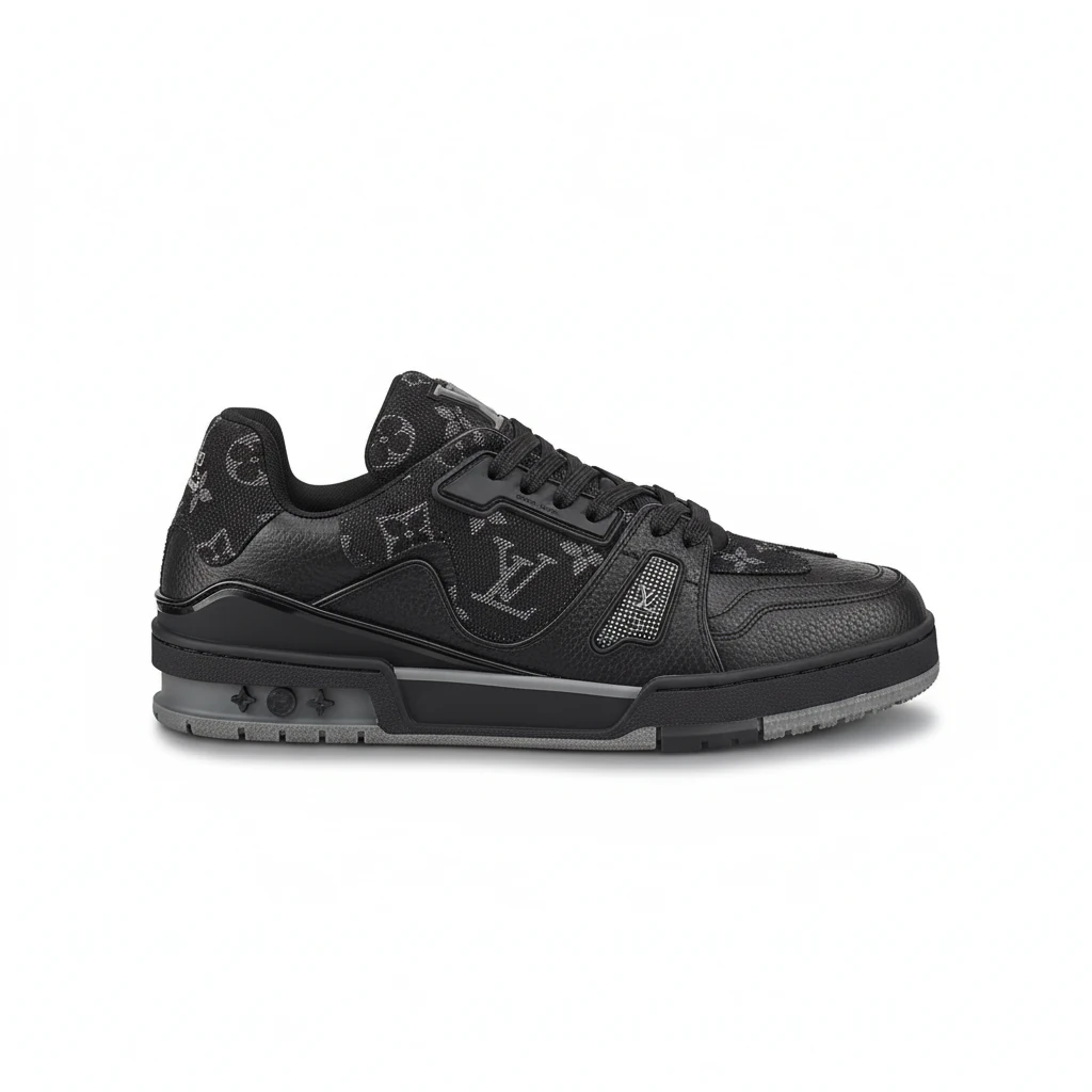 144621-louis-vuitton-trainer-sneaker-5-side90view LOUIS VUITTON TRAINER SNEAKER - Image 1