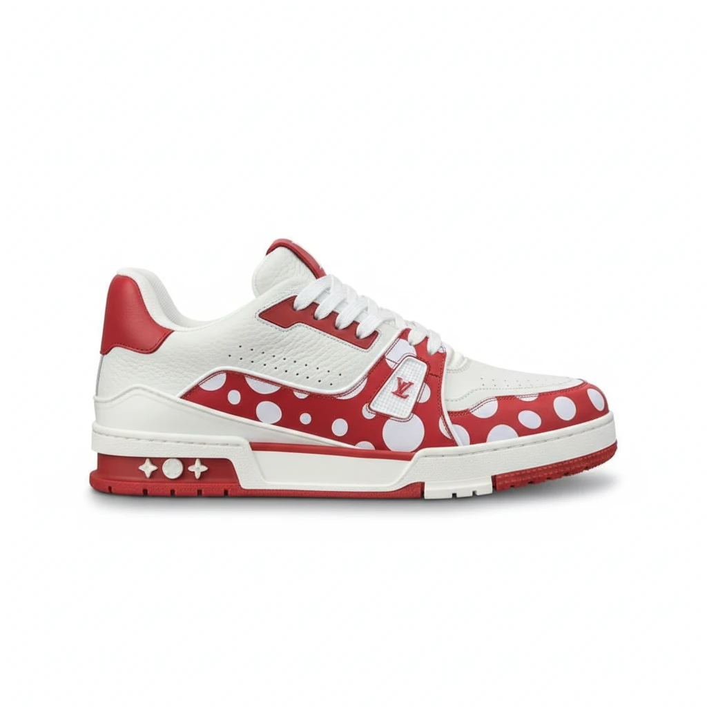 144632-louis-vuitton-trainer-sneaker-5-side90view LOUIS VUITTON TRAINER SNEAKER - Image 1