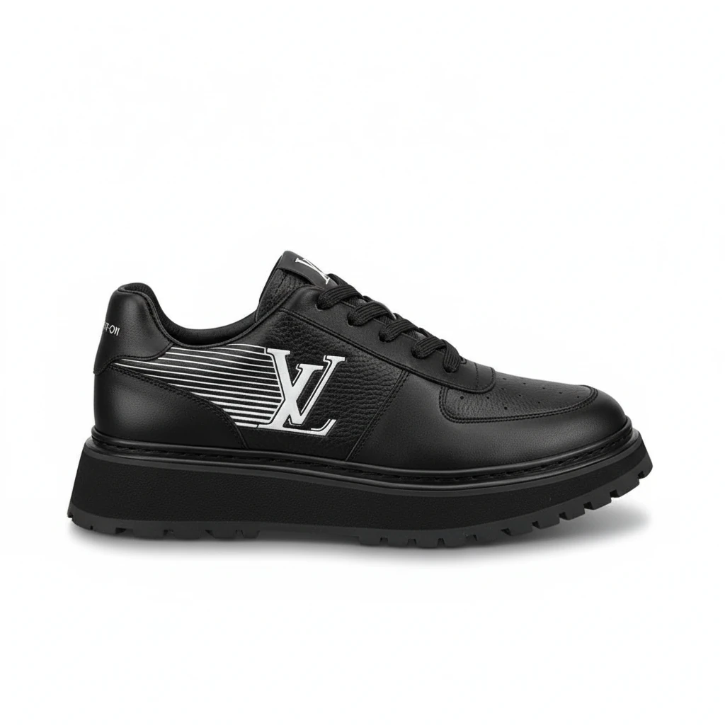 144657-louis-vuitton-trainer-sneaker-5-side90view LOUIS VUITTON TRAINER SNEAKER - Image 1