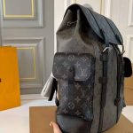 Louis Vuitton Christopher PM Backpack Monogram Eclipse Black 39Cm M46331 - Image 4