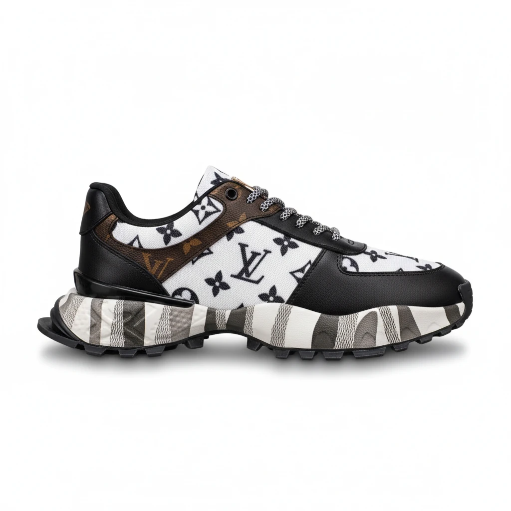 145124-louis-vuitton-trainer-sneaker-5-side90view LOUIS VUITTON TRAINER SNEAKER - Image 1