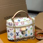 Louis Vuitton X Takashi Murakami Vanity Chain Pouch White 20cm M13662 - Image 3