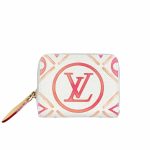 Louis Vuitton Lv By The Pool Zippy Coin Purse Coral 11cm