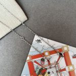 Hermes Mini Pop H Pendant Necklace Black And Silver - Image 5