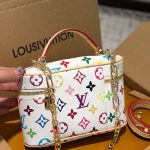 Louis Vuitton X Takashi Murakami Vanity Chain Pouch White 20cm M13662 - Image 4