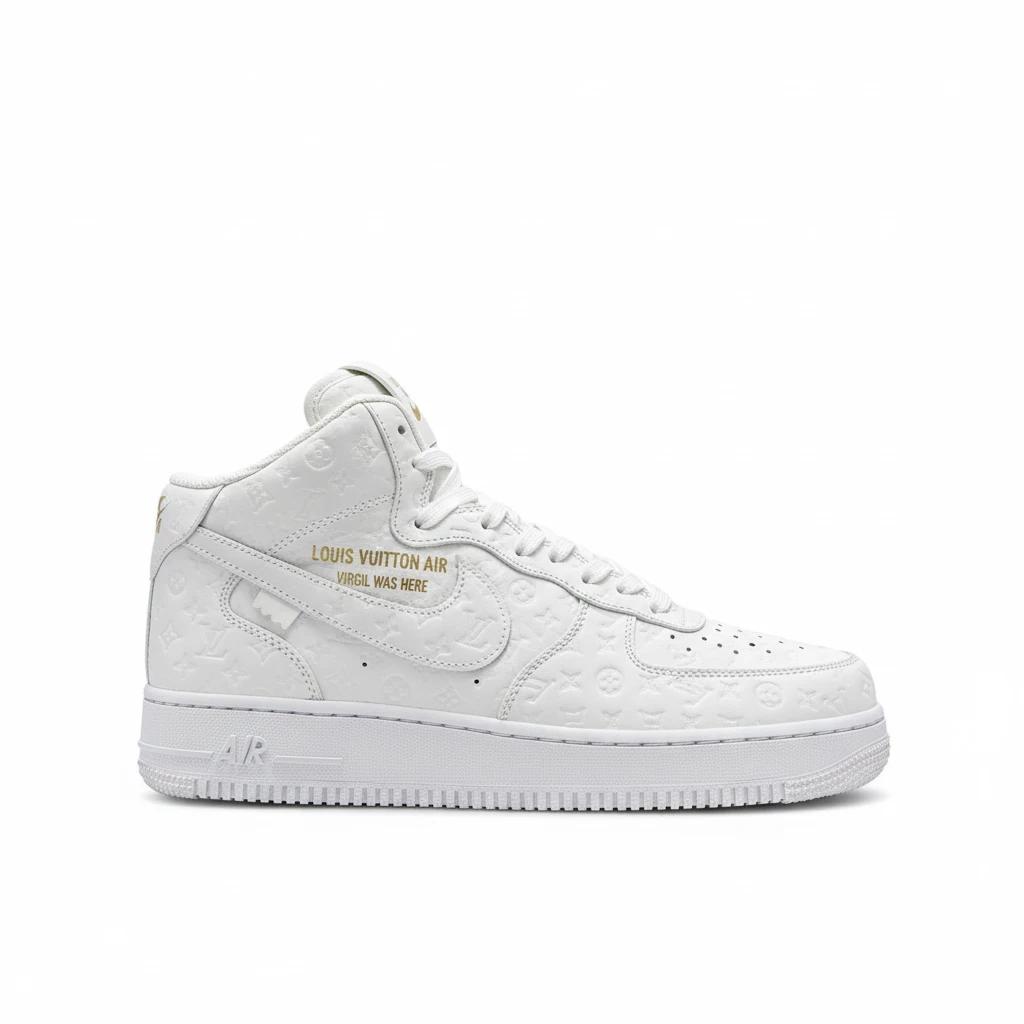 147403-louis-vuitton-x-nike-airforce-1-5-side90view Louis Vuitton x Nike AirForce 1 - Image 1
