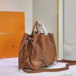 Louis Vuitton Bella Tote Mahina Perforated Leather Arizona Brown 32cm M59655 - Image 4