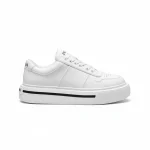 Prada Downtown Triangle Logo White Sneaker