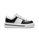 Prada Milano Downtown Leather White Black Sneaker