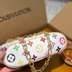 Louis Vuitton X Takashi Murakami Vanity Chain Pouch White 20cm M13662 - Image 6