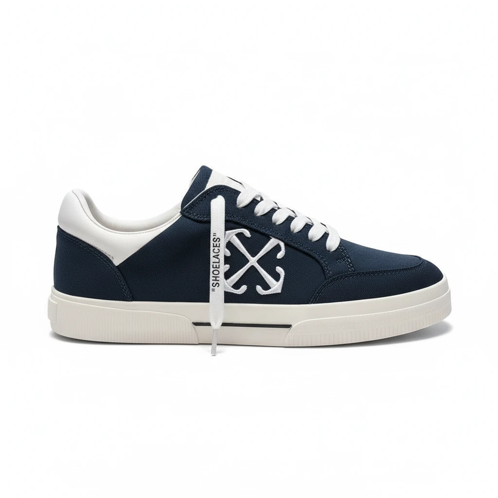 149807-off-white-new-low-vulcanized-sneakers-5-side90view OFF-WHITE New Low Vulcanized Sneakers - Image 1