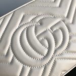 Gucci GG Marmont Small Matelassé Camera Bag White 24cm 447632 DTD1T 9022 - Image 6