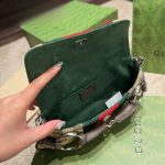 Gucci Horsebit Chain Small Shoulder Bag Beige 27Cm 764339 Facm2 8747 - Image 5