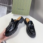 Gucci Women'S Mule With Horsebit Black 764207 Ds800 1000 - Image 6