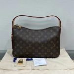 Louis Vuitton Slouchy PM Bag Brown 33cm M11952 - Image 3