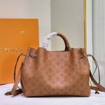 Louis Vuitton Bella Tote Mahina Perforated Leather Arizona Brown 32cm M59655 - Image 6